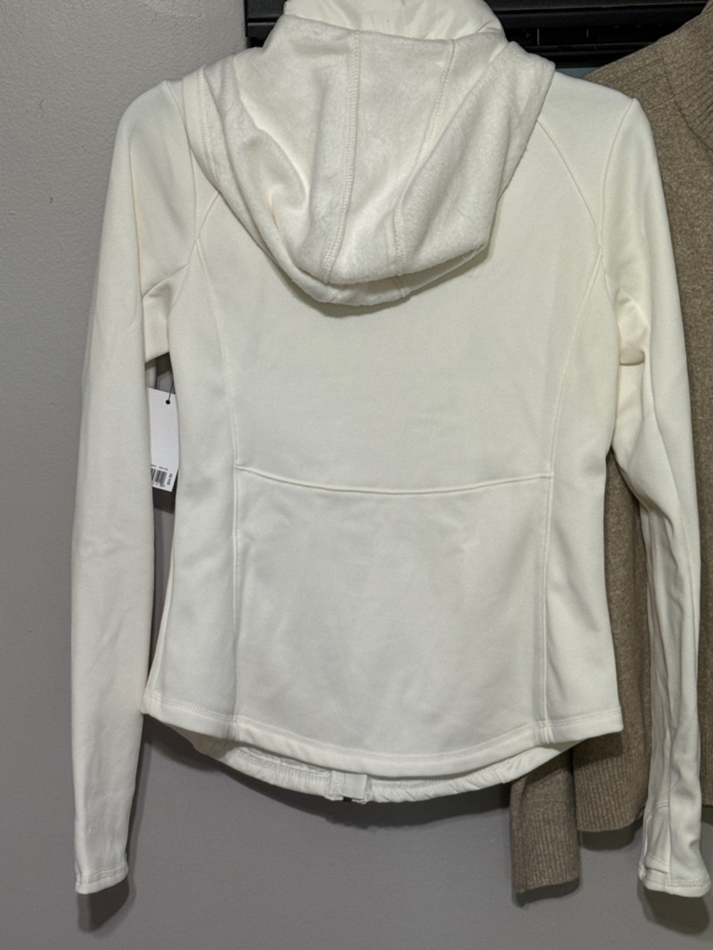 tek gear Women's White Quilted Hoodie Jacket - Picture 3 of 5